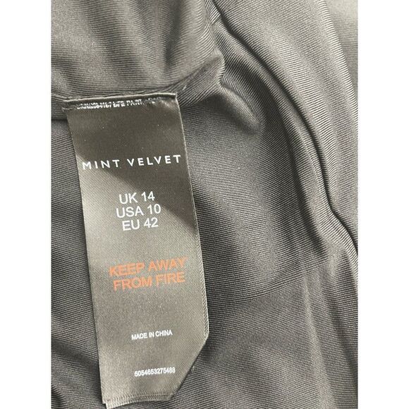 Mint Velvet Multicolored Long Sleeve Piper Mesh Midi Dress Size 10 - Picture 8 of 10